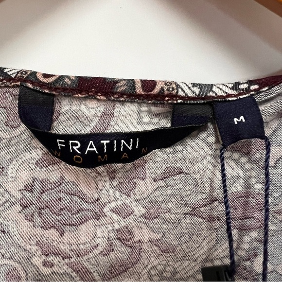 NWT Fratini Woman Patterned 3/4 Sleeve Dress size medium - Picture 8 of 16